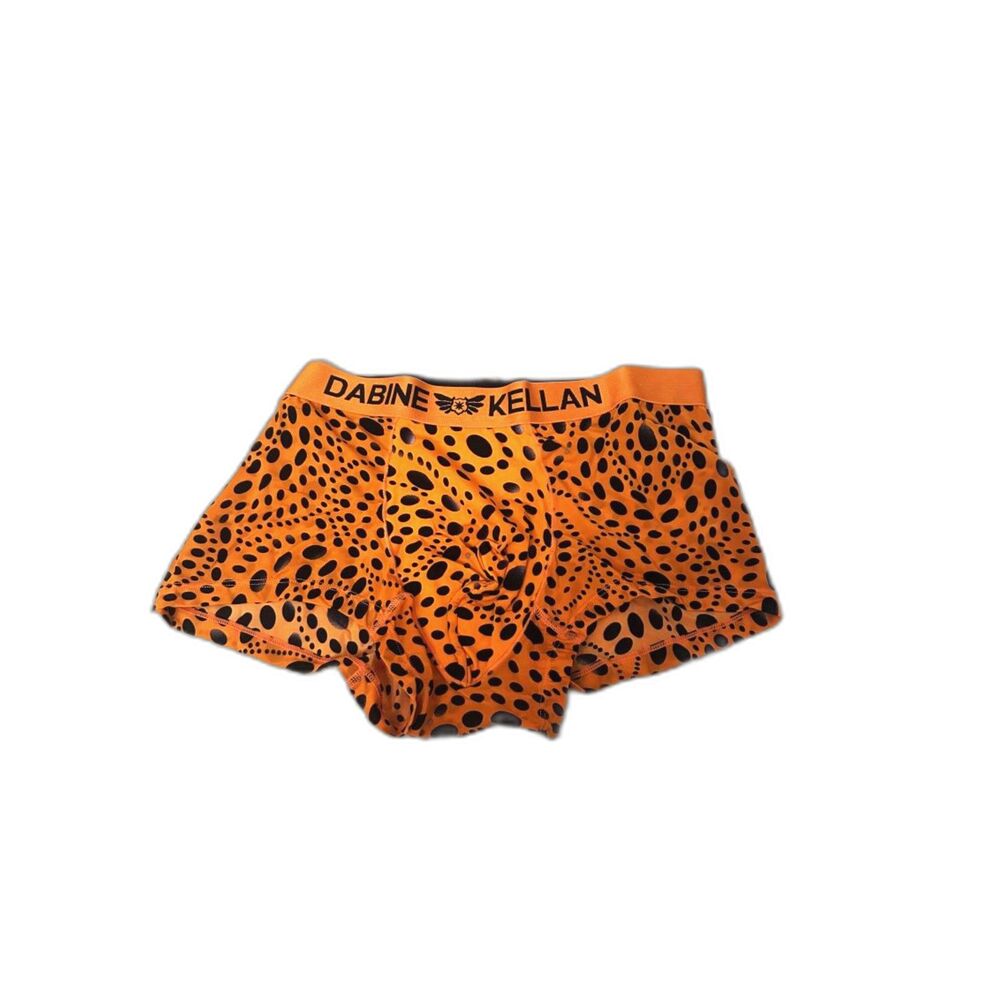 [SM-XL] Dabine Kellan Smooth Orange Dots Short Boxer DK803